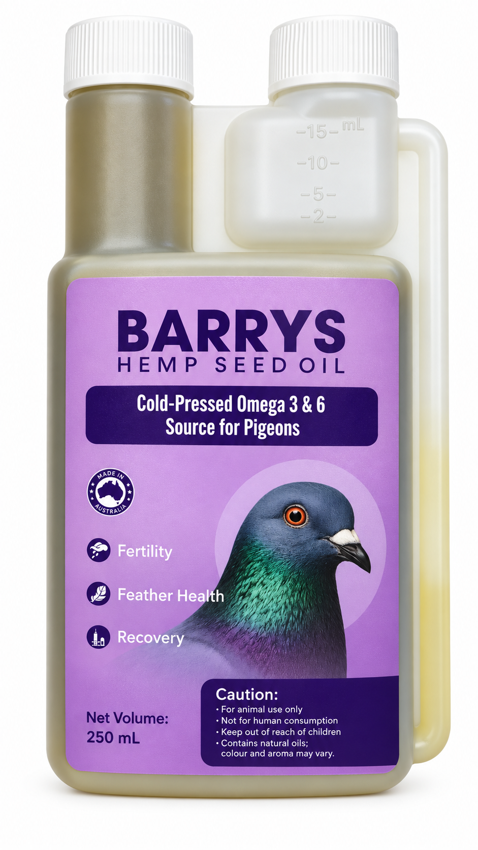 Barry's Hemp Seed Oil 250 mL front