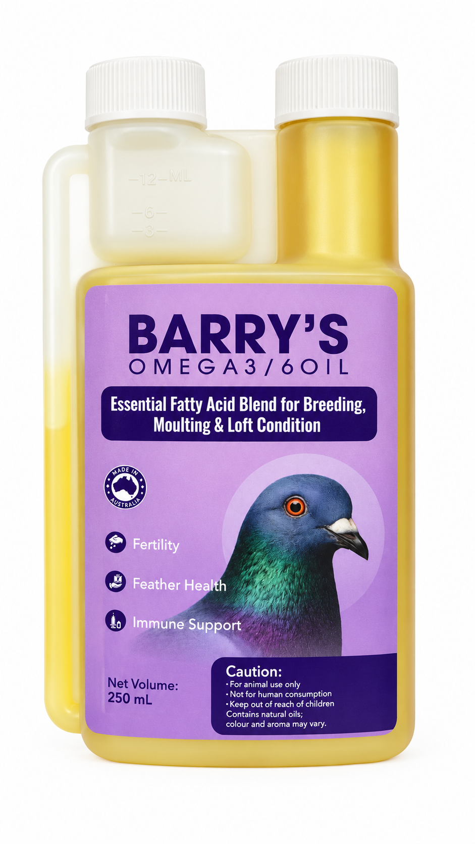 Barry's Omega 3/6 Oil 250 mL front