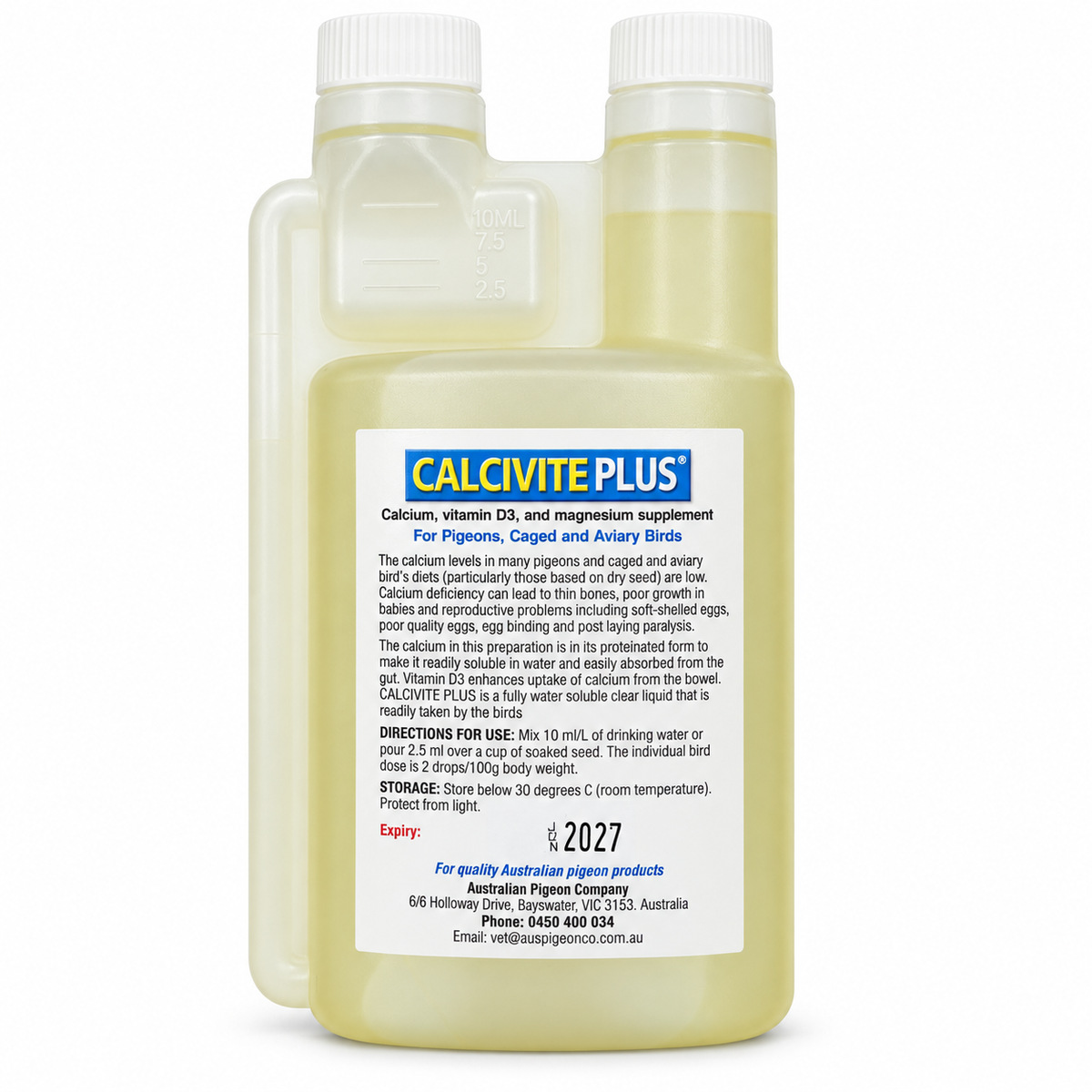 CalciVite Plus 250 mL directions and information
