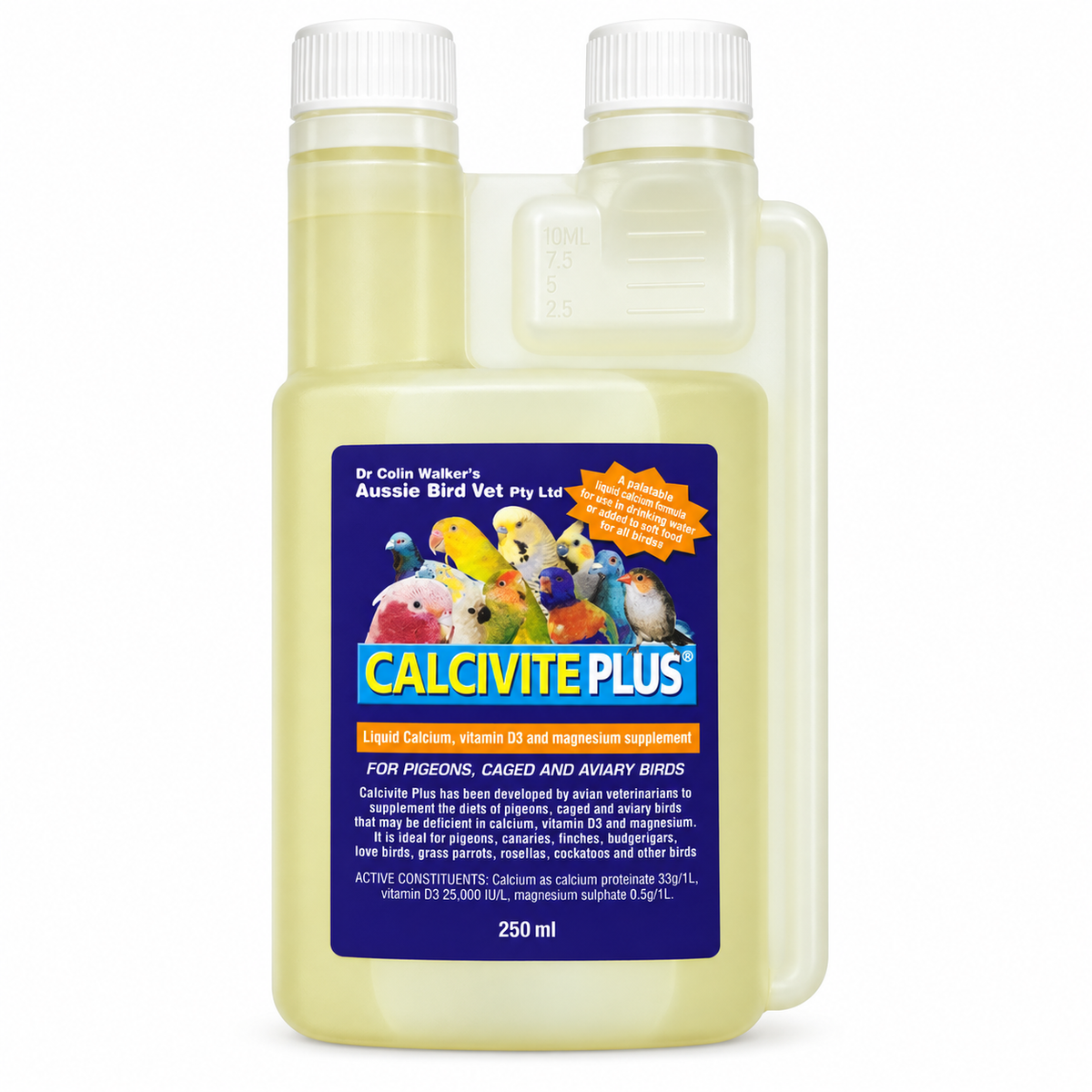 CalciVite Plus 250 mL front