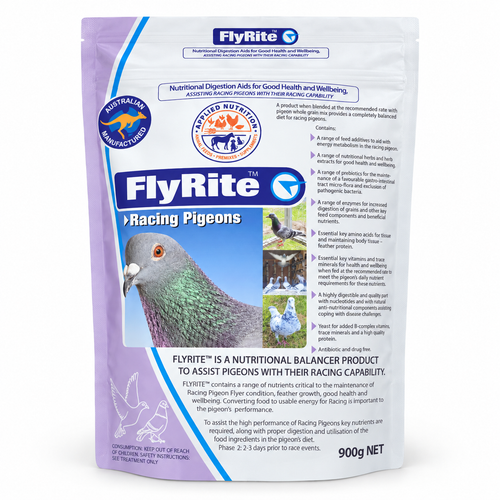 Applied Nutrition FlyRite Racing Pigeons 900g front