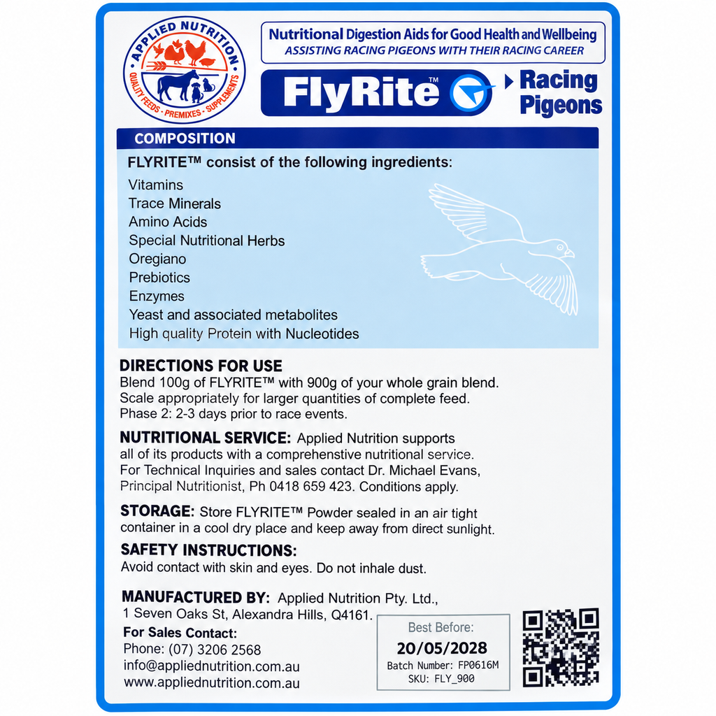 FlyRite composition and directions
