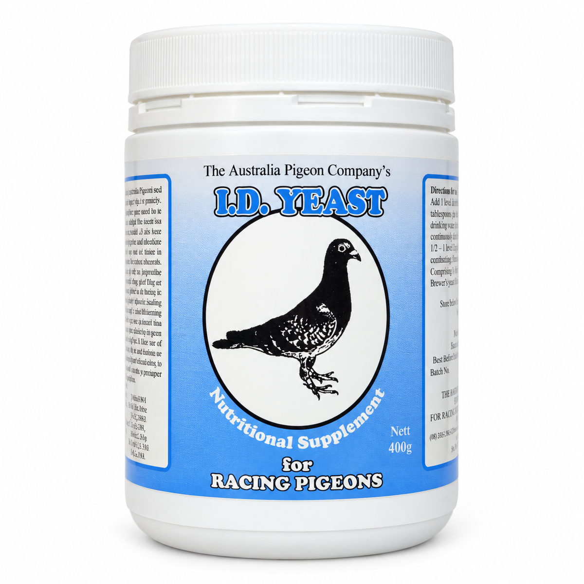 I.D. Yeast 400 g front