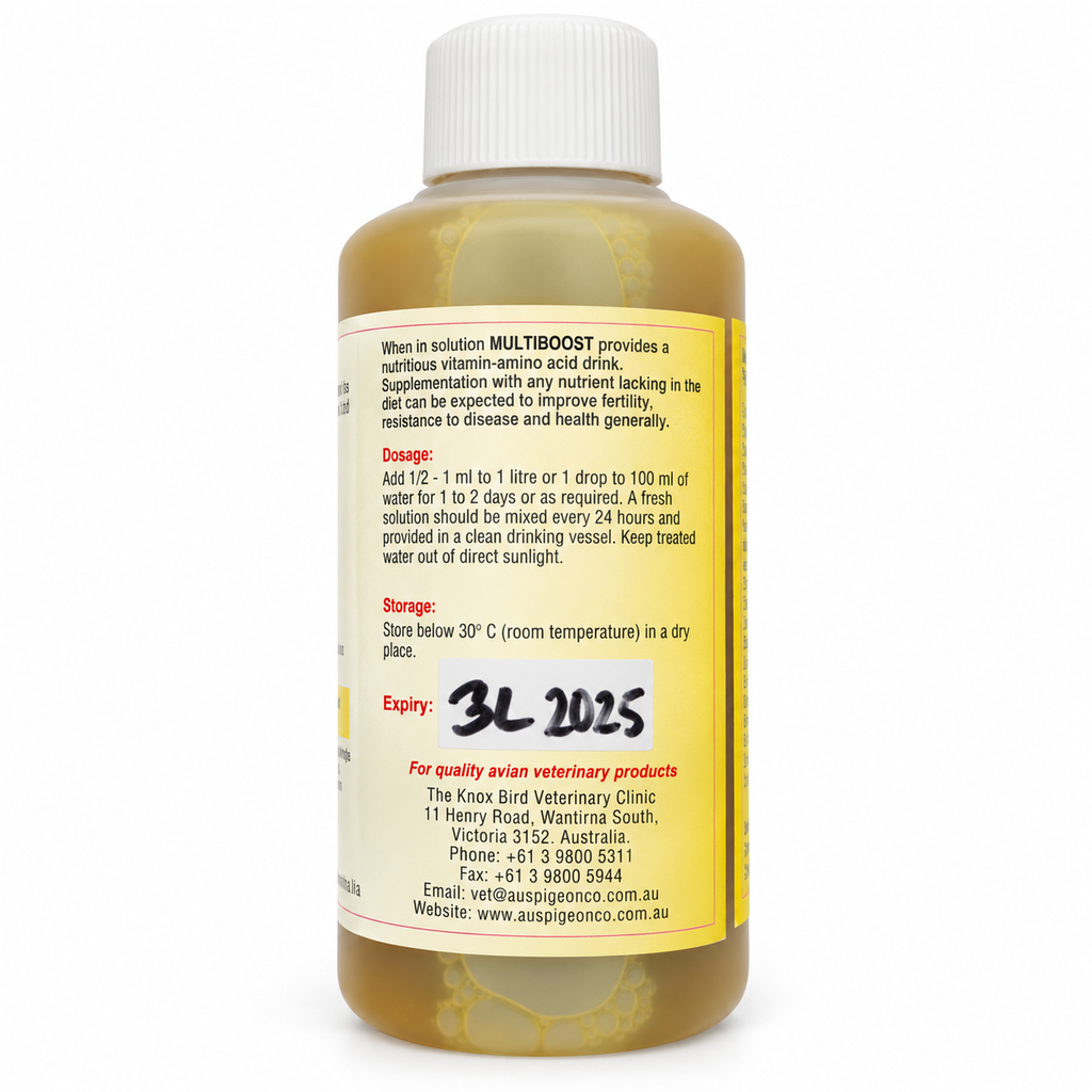 Multiboost 200 mL directions and storage