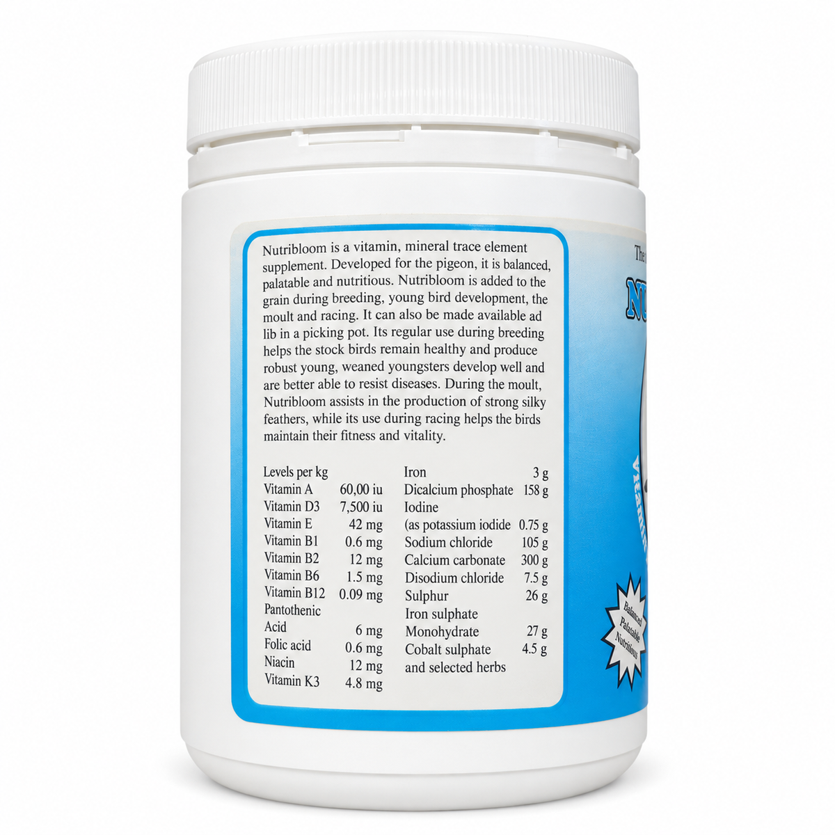 Nutribloom 400 g description and composition