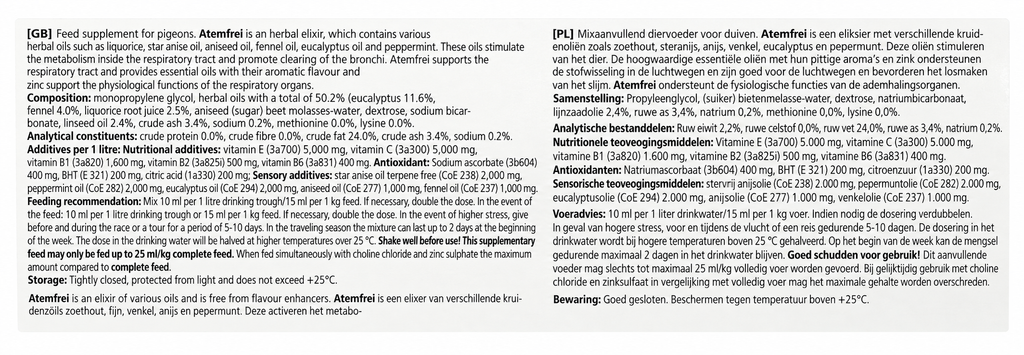 Röhnfried Atemfrei 500 mL English instructions