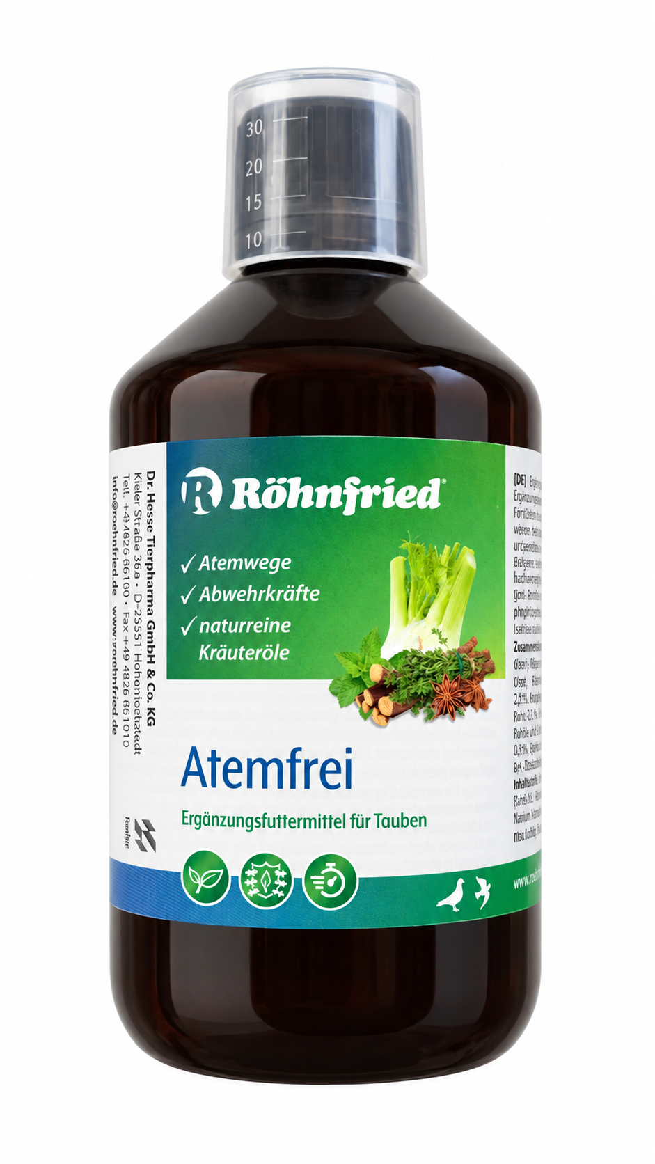 Röhnfried Atemfrei 500 mL front