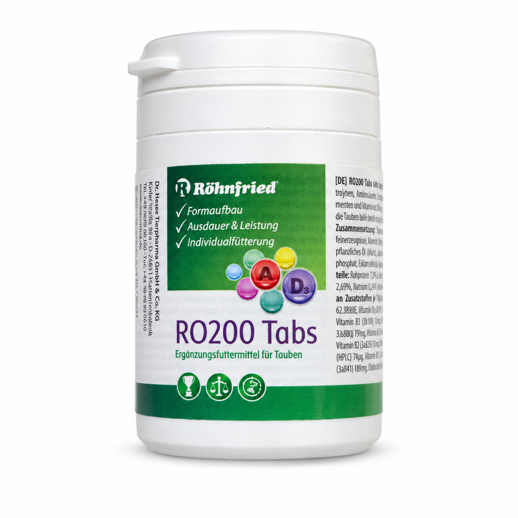 Röhnfried RO200 Tabs approximately 120 tablets front label