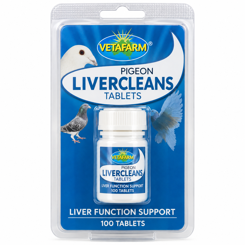 Vetafarm Pigeon Livercleans Tablets alternate front