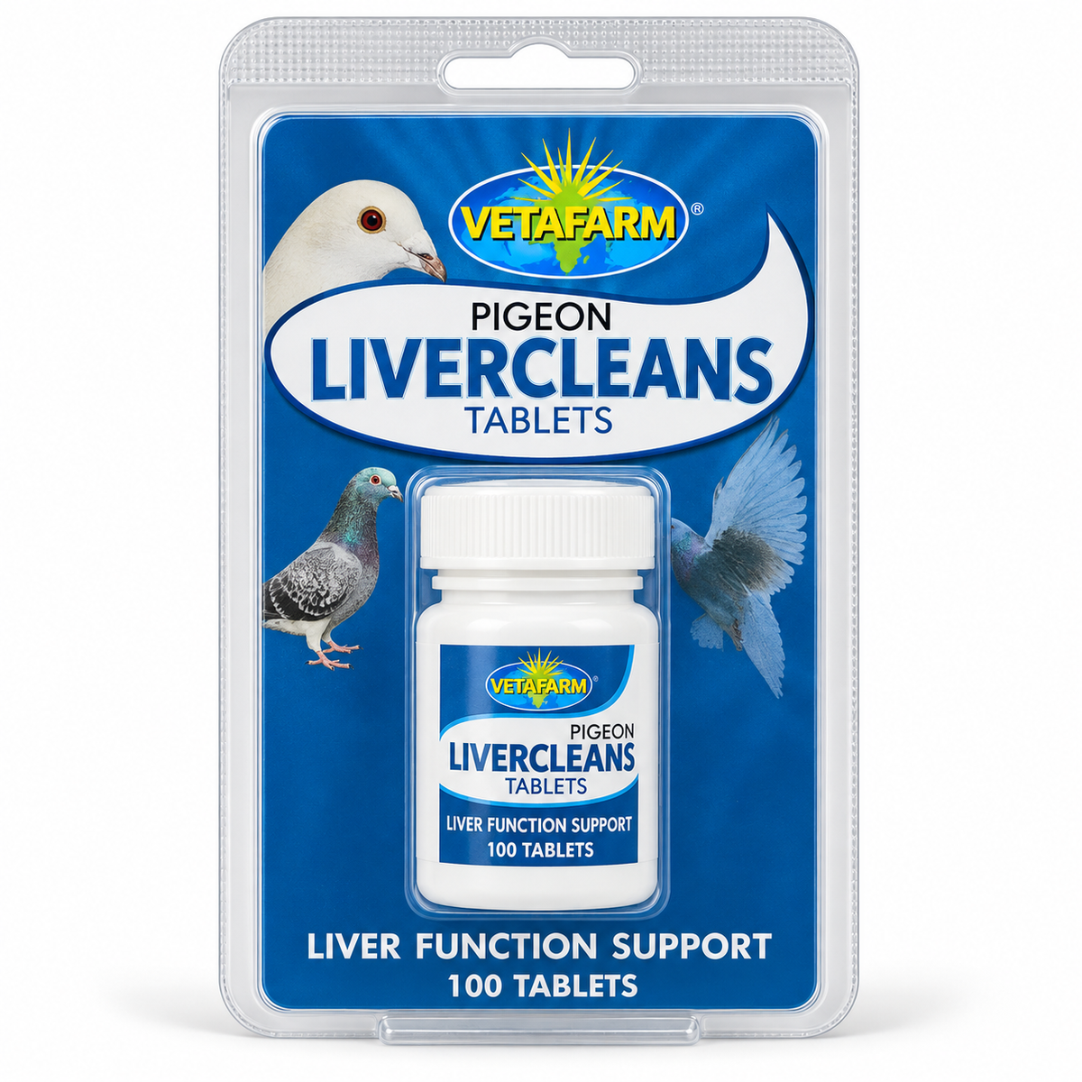 Vetafarm Pigeon Livercleans Tablets front