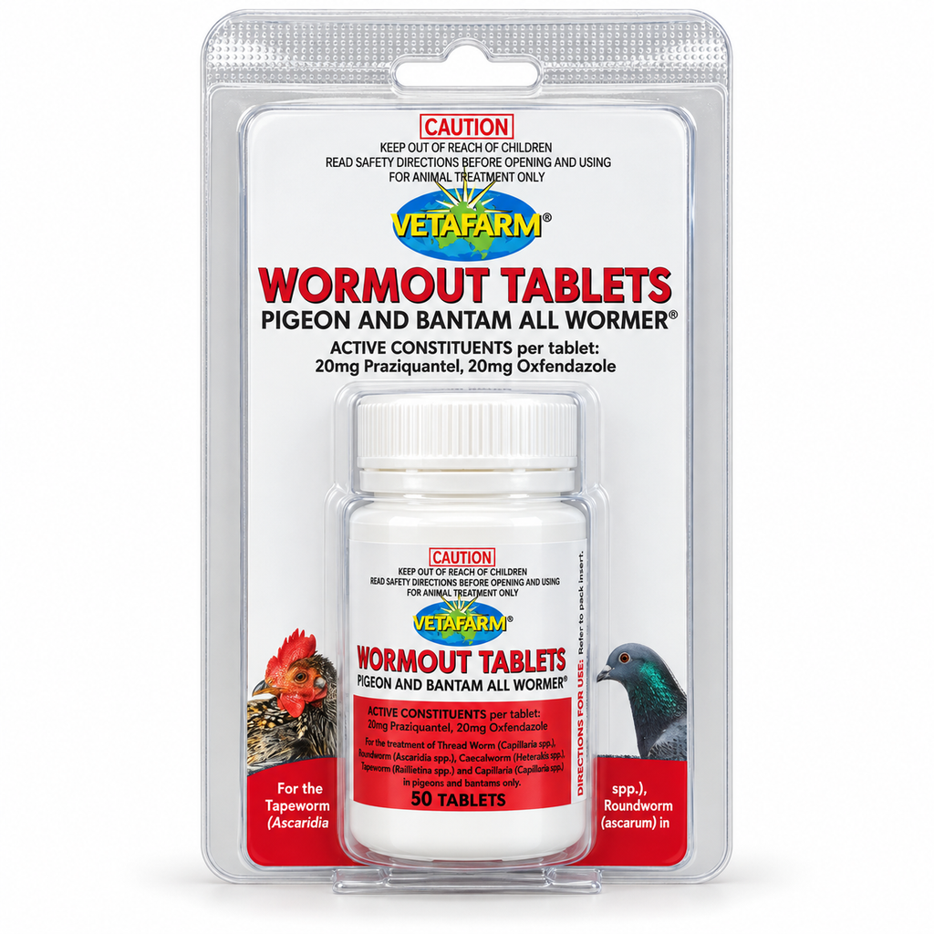 Vetafarm Wormout Tablets front