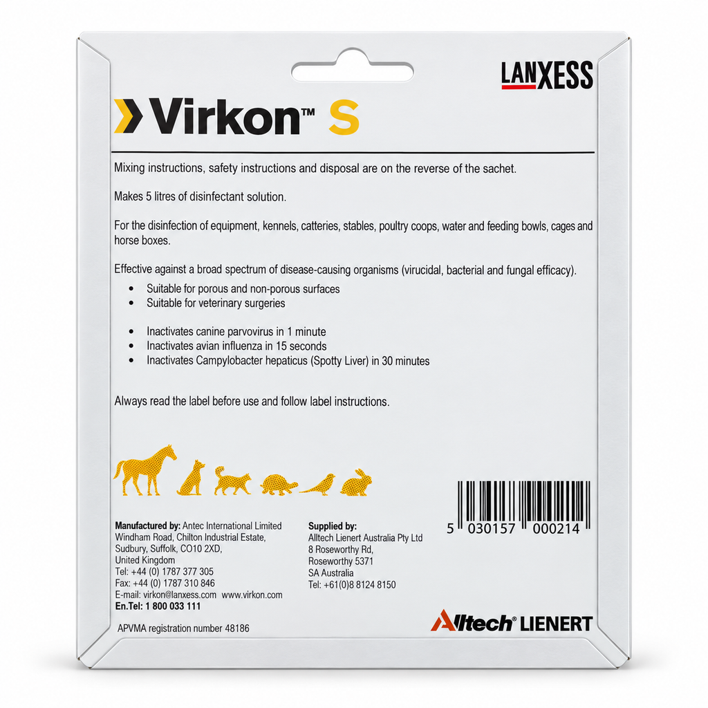 Virkon S 50 g information