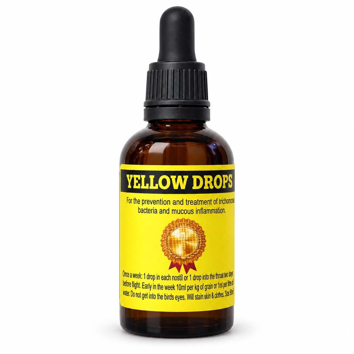 Yellow Drops 50 mL left view